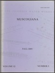 Muscogiana Vol. 12(2), Fall 2001