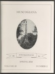 Muscogiana Vol. 26(1), Spring 2015